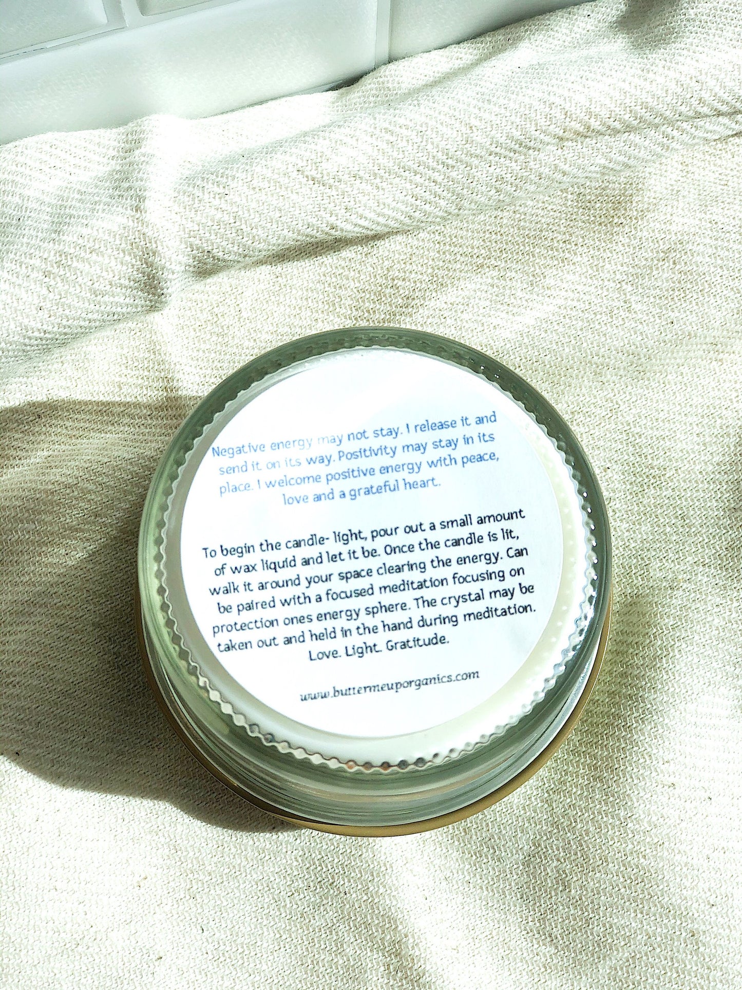 Clear the Air | Intention-Setting Organic Soy Candle