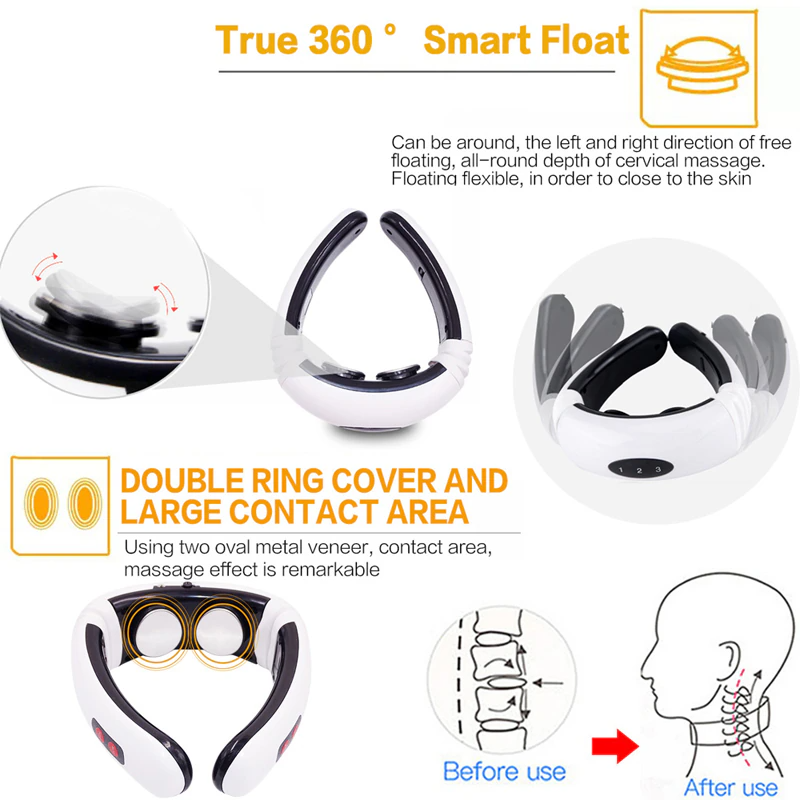 Everyday Neck Comfort | Cordless Heated Neck Massager