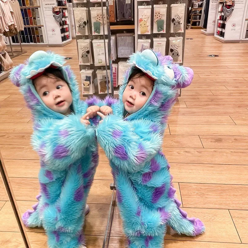 Adorably Warm from Head to Toe | Hooded Animal Fleece Baby Jumpsuit