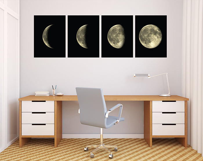Lunar Cycles | Moon Phases Vinyl Wall Decal Set