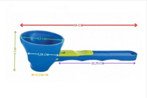 Precision, Beautifully Designed | Adjustable Leak-Proof Measuring Spoon