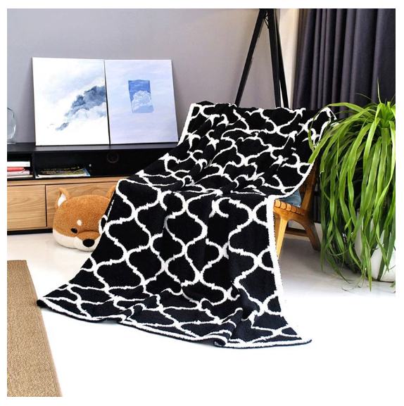 Cozy Nights Start Here | Nordic Reversible Plush Velvet Throw