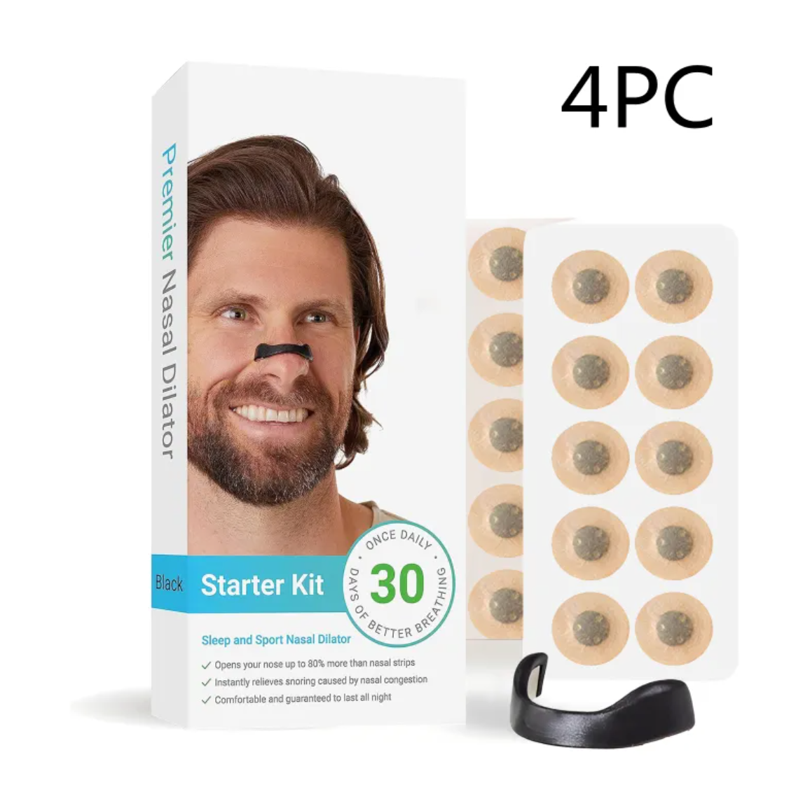 Breathe Easier at Night | Soft Nasal Dilator Set