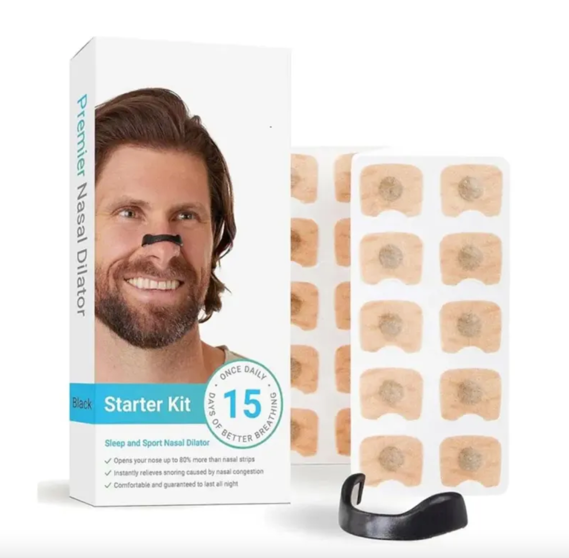 Breathe Easier at Night | Soft Nasal Dilator Set