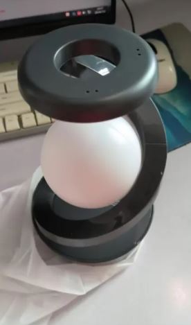 Ambient Beauty, All Night | Rotating Moon Desk Lamp
