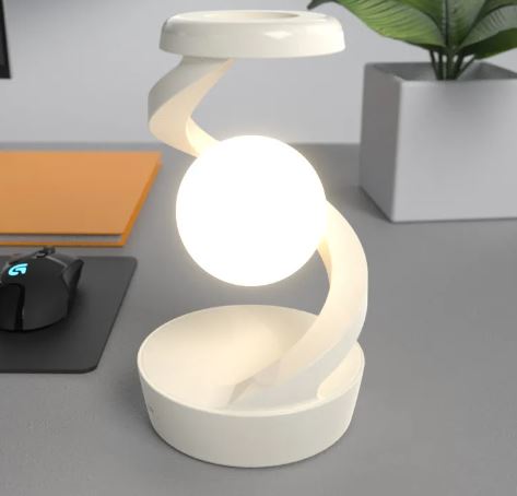 Ambient Beauty, All Night | Rotating Moon Desk Lamp