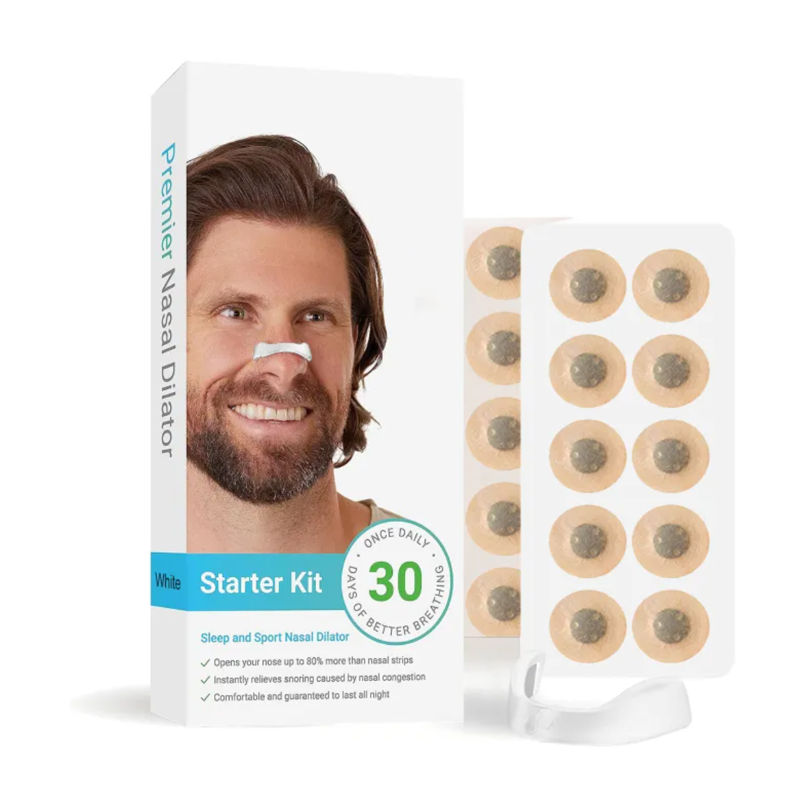 Breathe Easier at Night | Soft Nasal Dilator Set