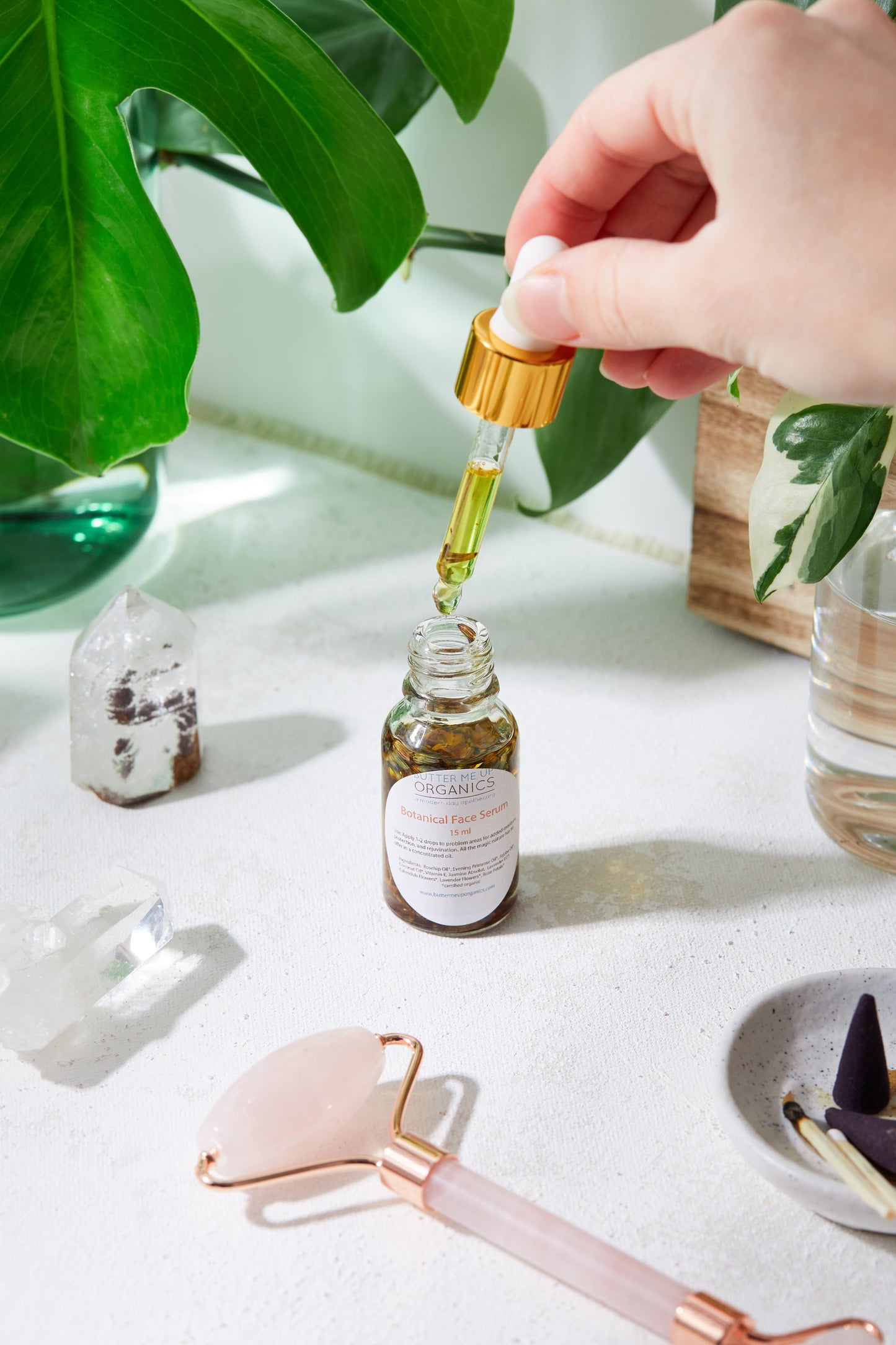Botanical Radiance | Organic Herbal Facial Serum