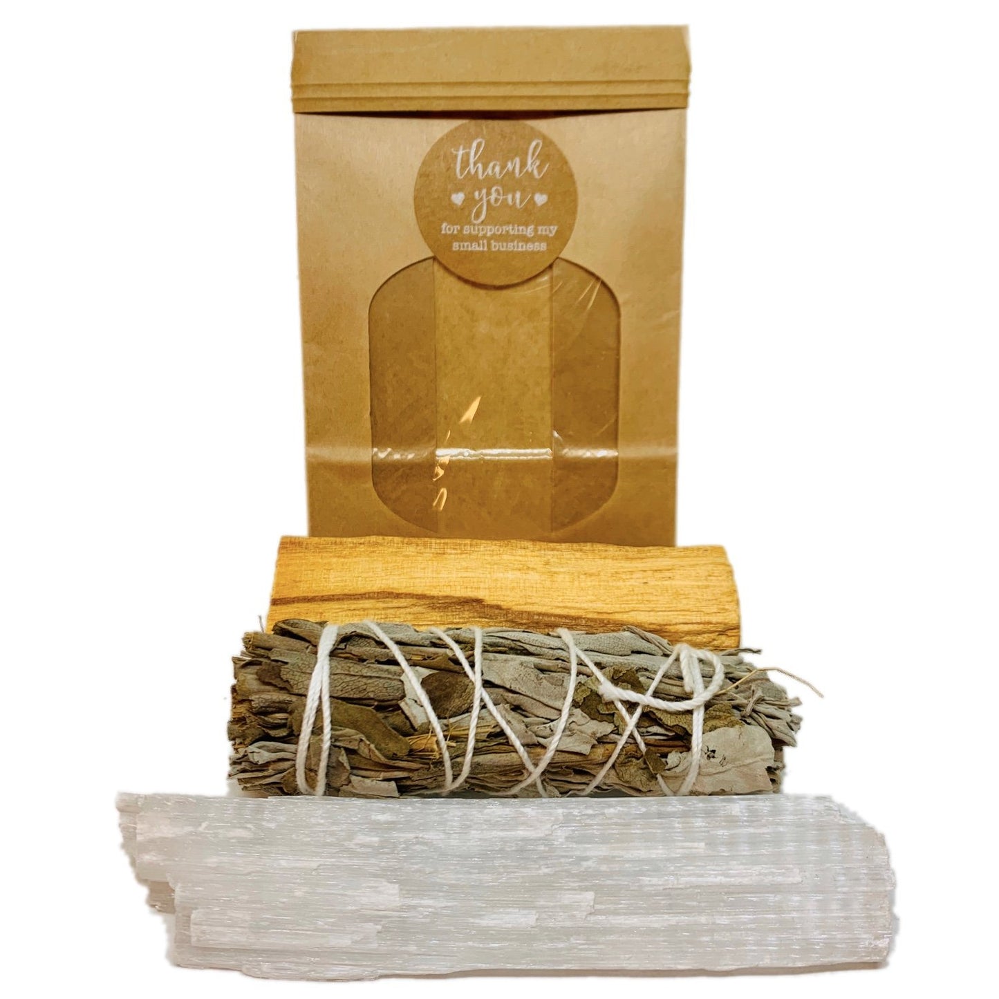 Clear the Air | Sage, Palo Santo & Selenite Cleanse Trio