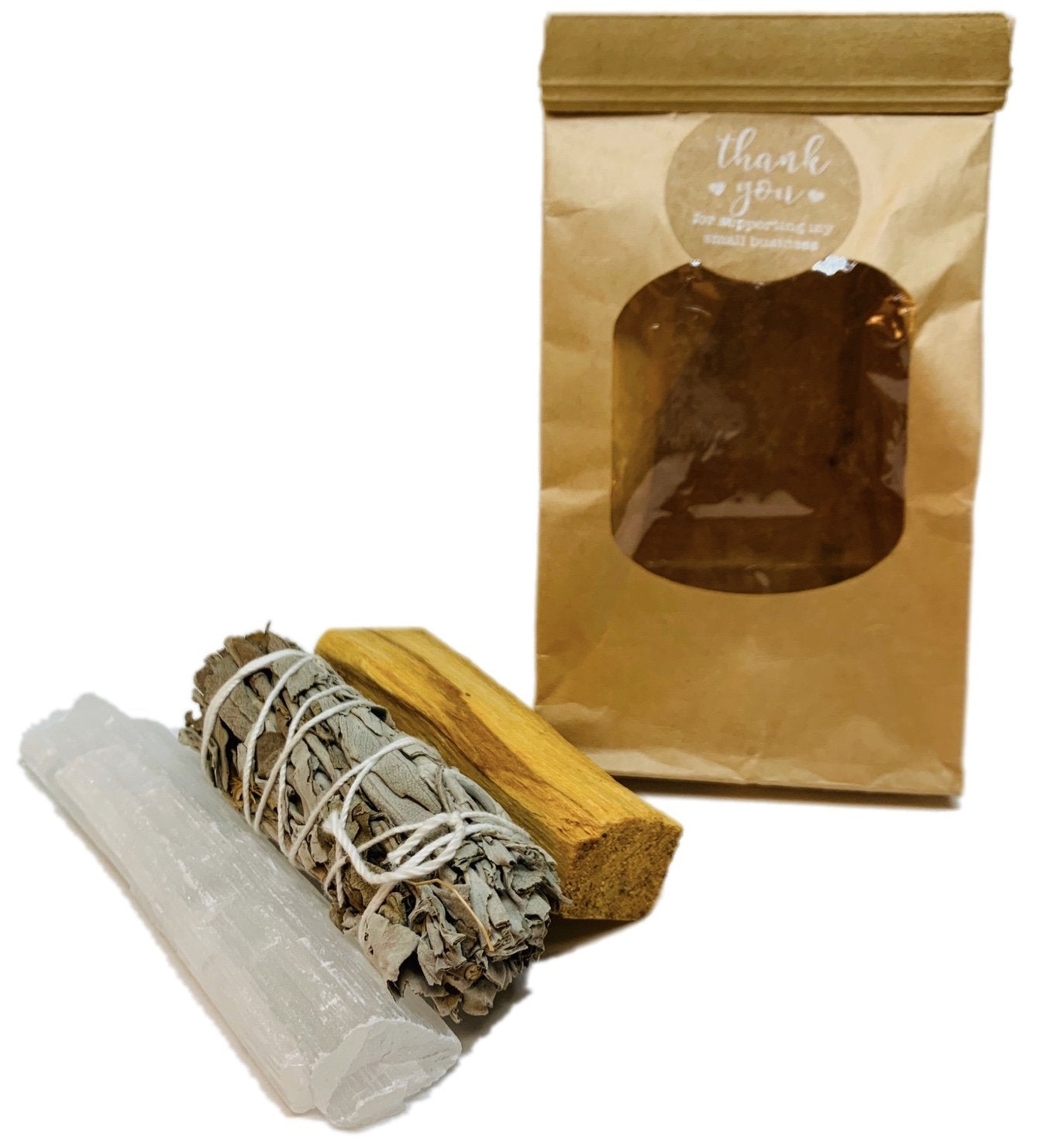 Clear the Air | Sage, Palo Santo & Selenite Cleanse Trio