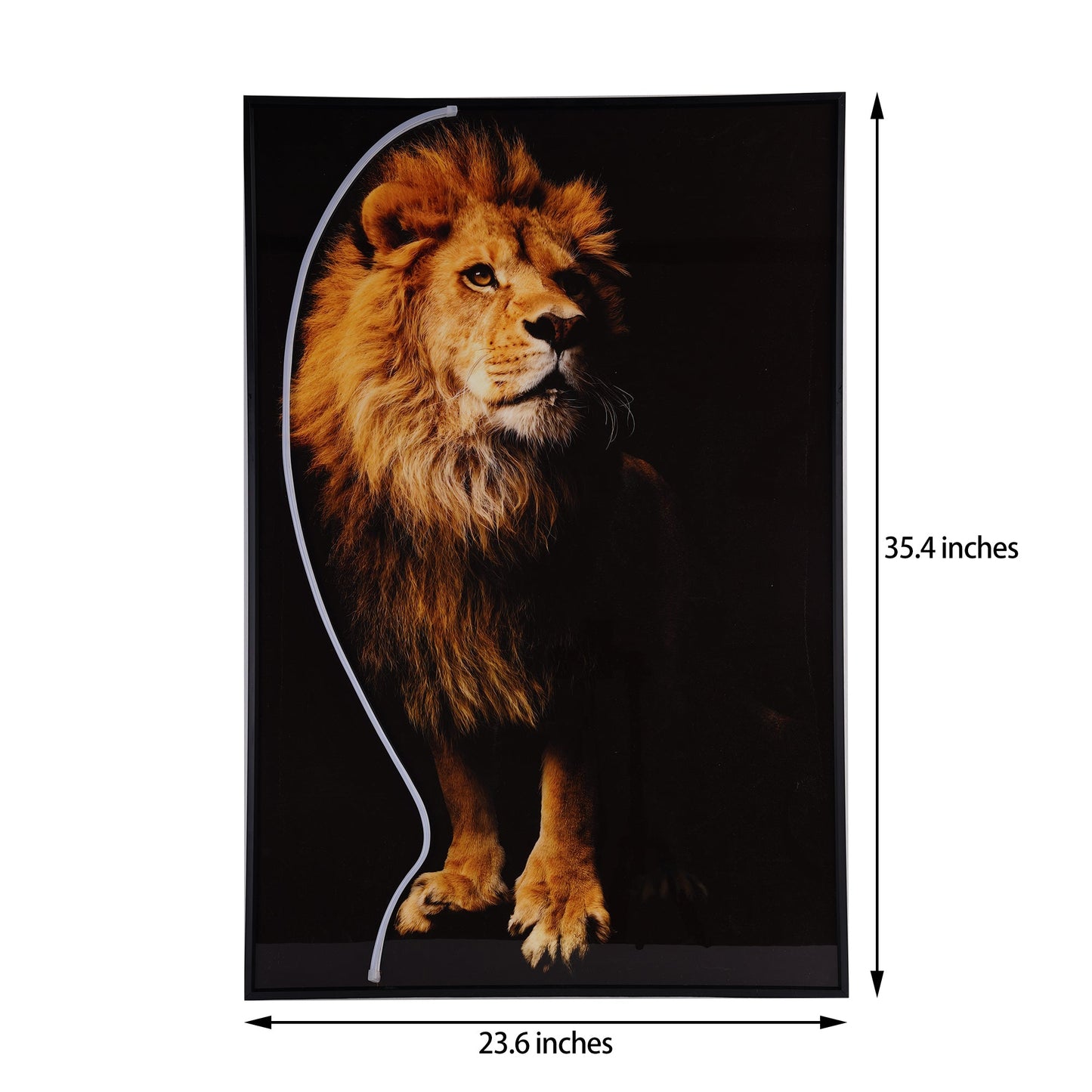 Majestic Wall Light | LED Lion Wall Art