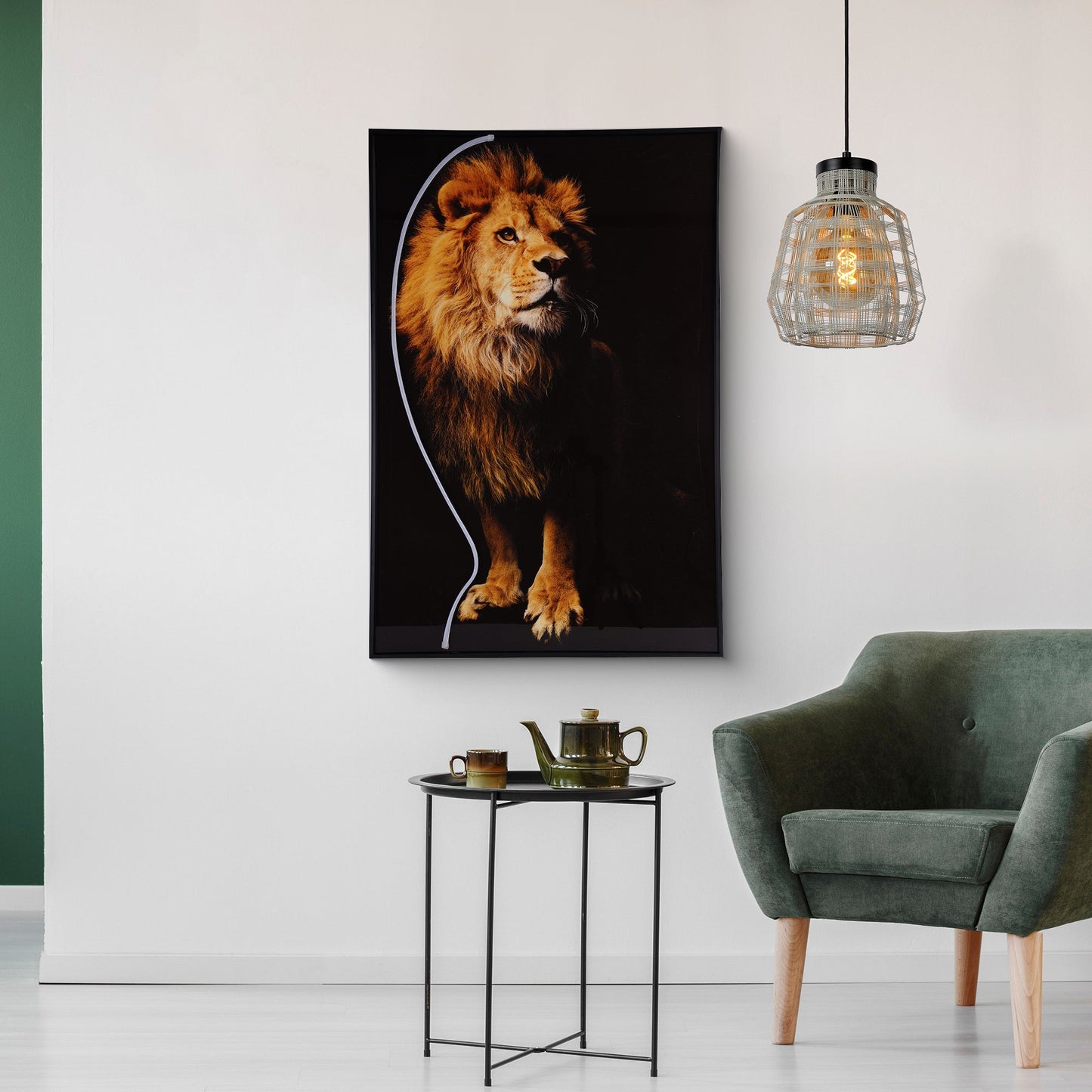 Majestic Wall Light | LED Lion Wall Art