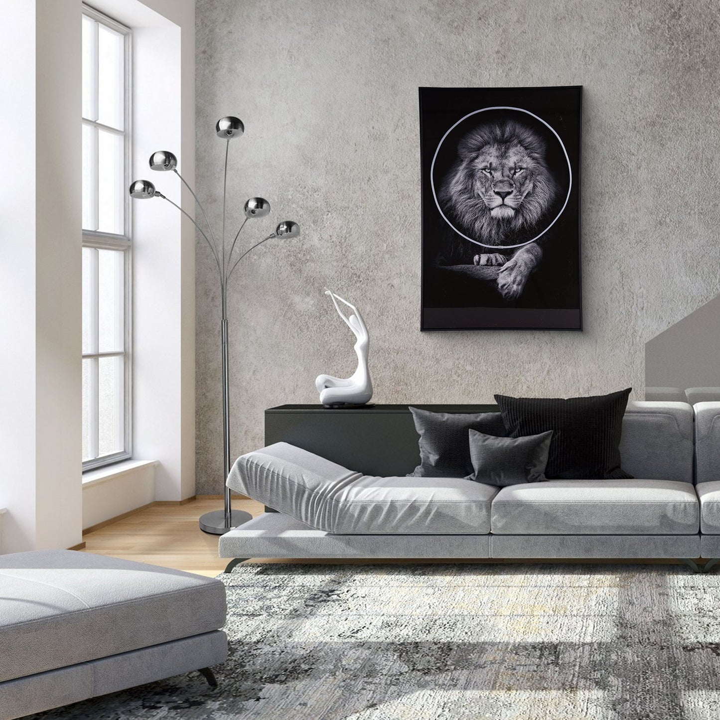 Majestic Wall Light | LED Lion Wall Art