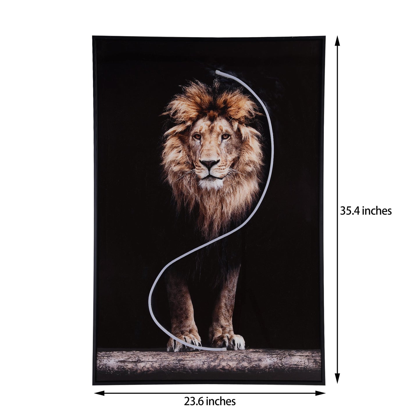 Majestic Wall Light | LED Lion Wall Art