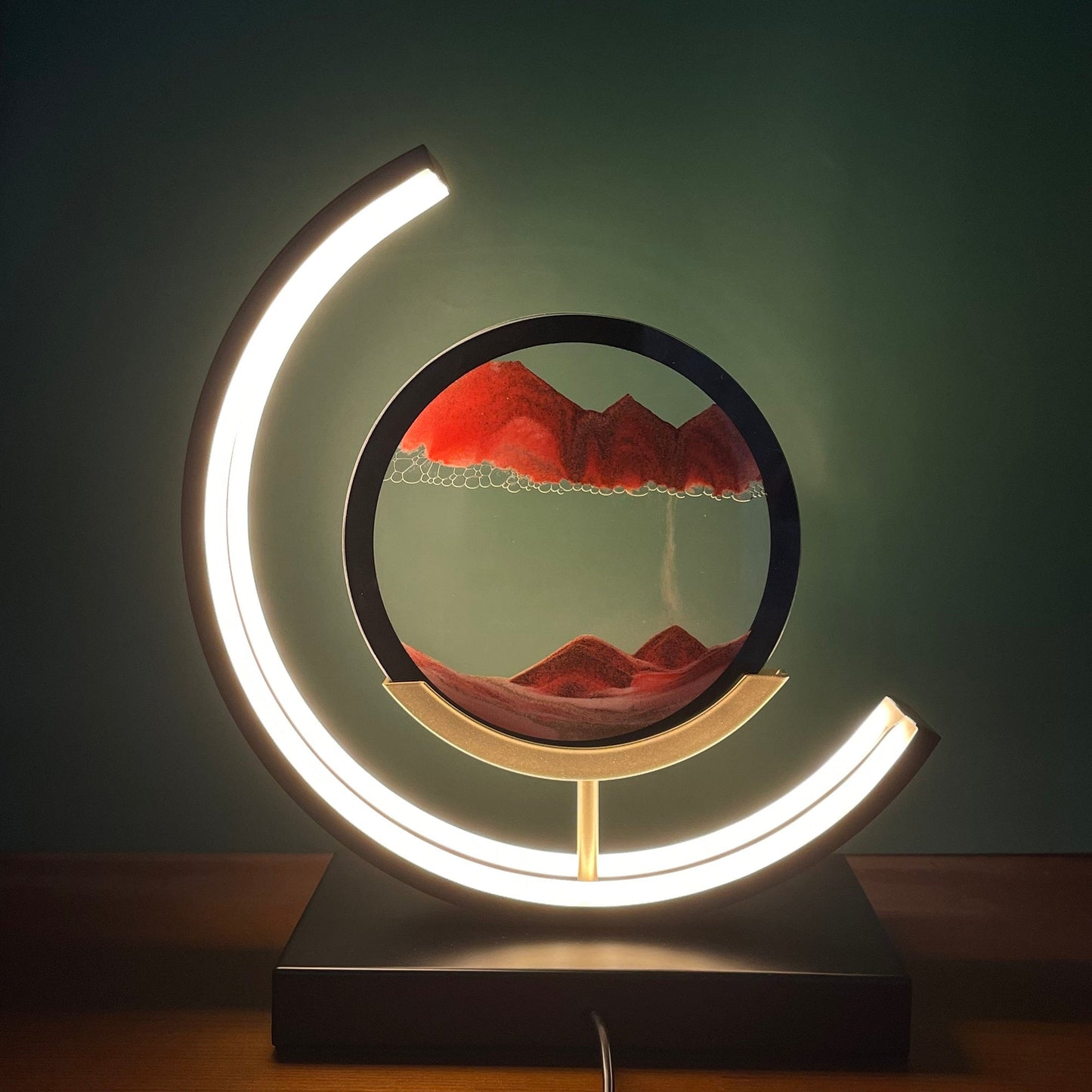 Shifting Sands | Mesmerizing LED Sandscape Table Lamp
