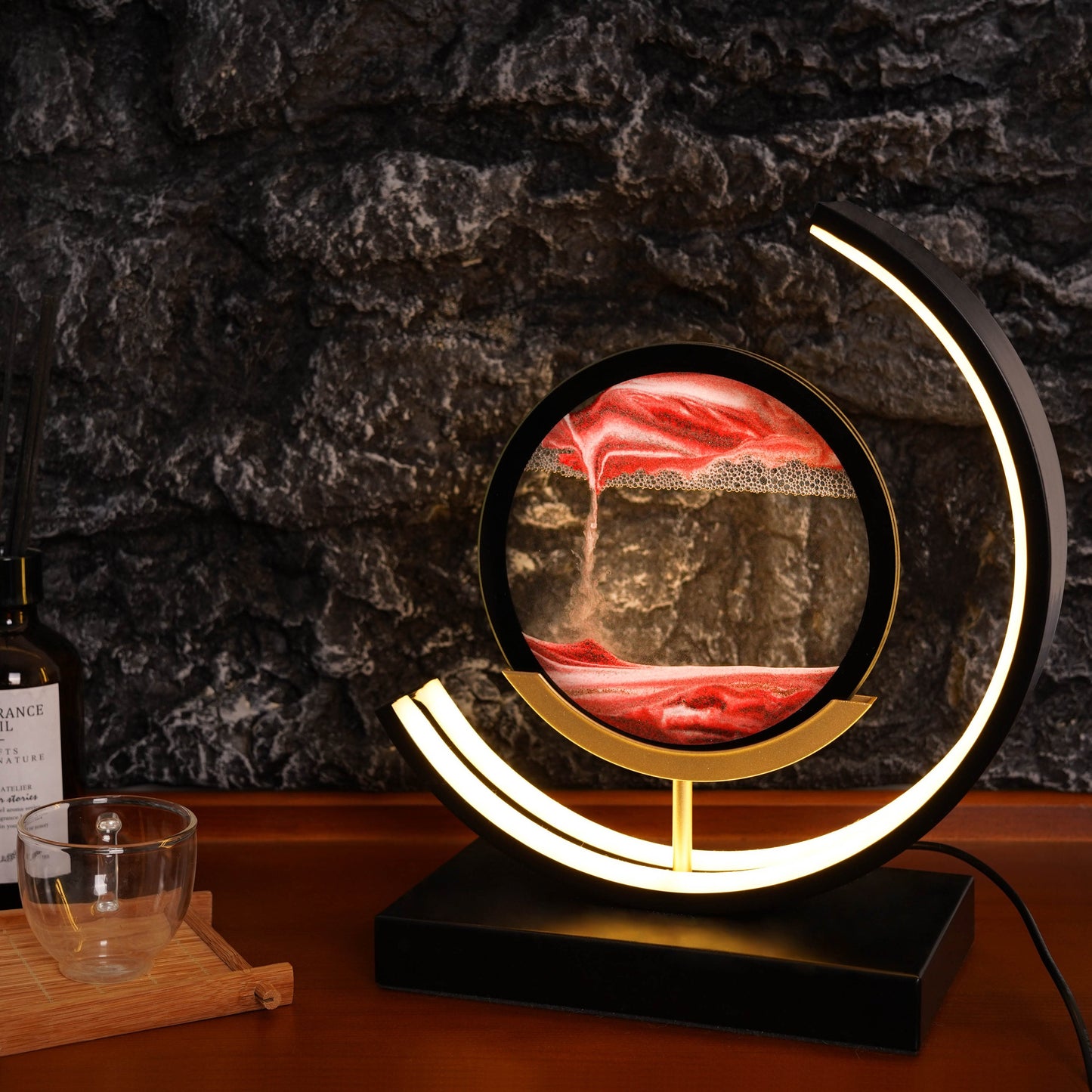 Shifting Sands | Mesmerizing LED Sandscape Table Lamp