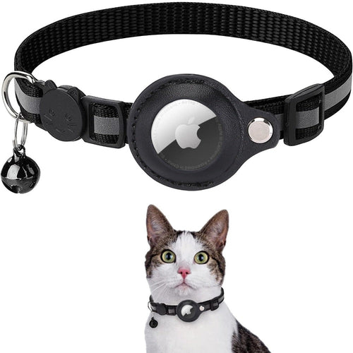 Safe &amp; Seen | Reflective AirTag Pet Safety Collar