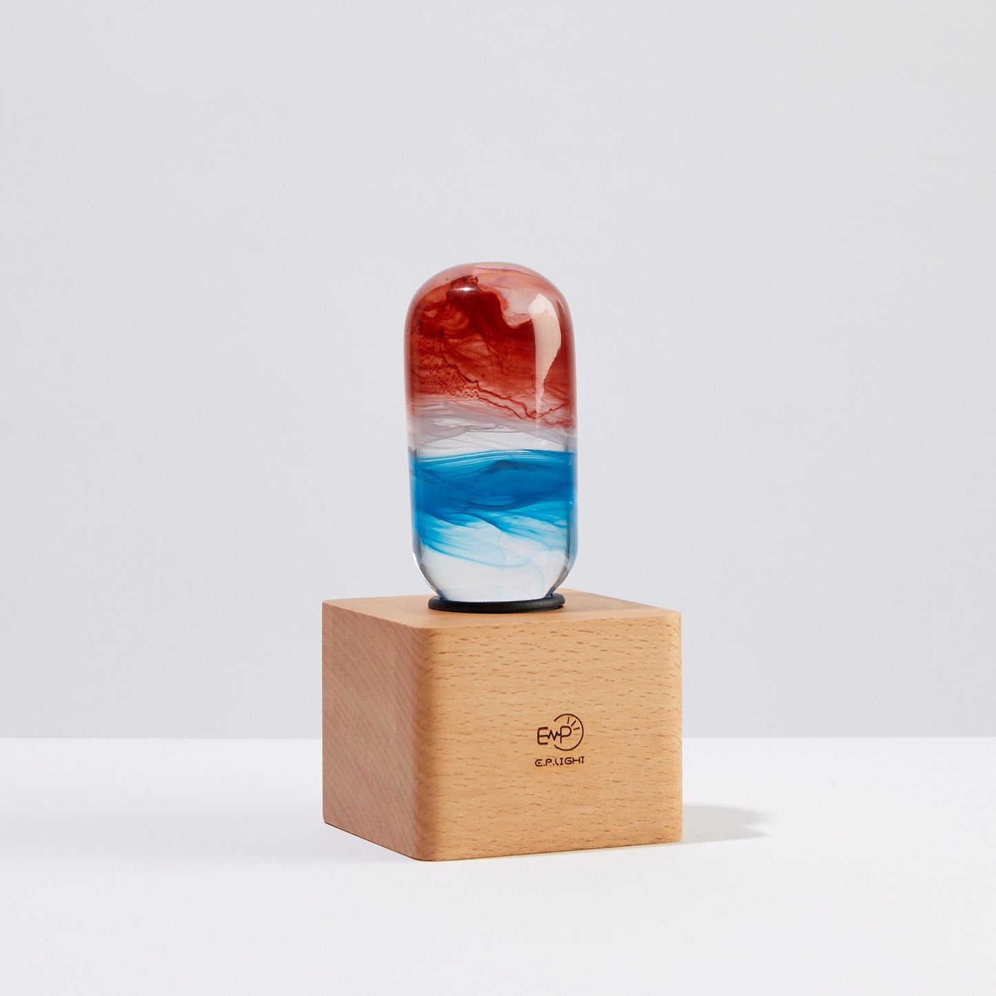 Golden Hour Glow | Handcrafted Sunrise LED Artisan Bulb