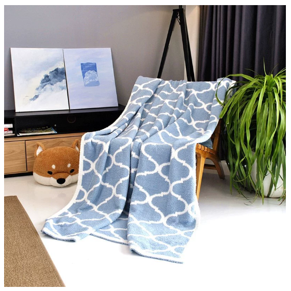 Cozy Nights Start Here | Nordic Reversible Plush Velvet Throw