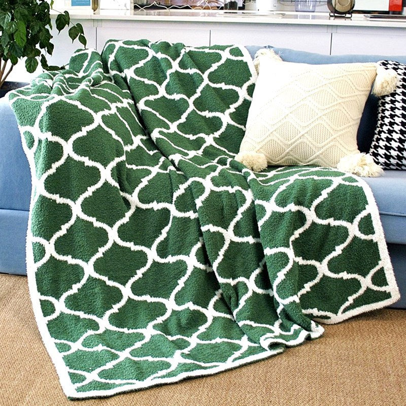 Cozy Nights Start Here | Nordic Reversible Plush Velvet Throw