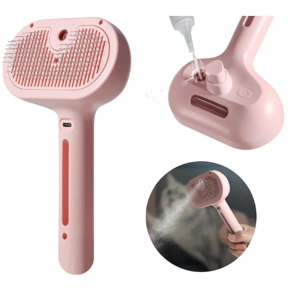 Grooming Made Gentle | Pet Spray Grooming Brush