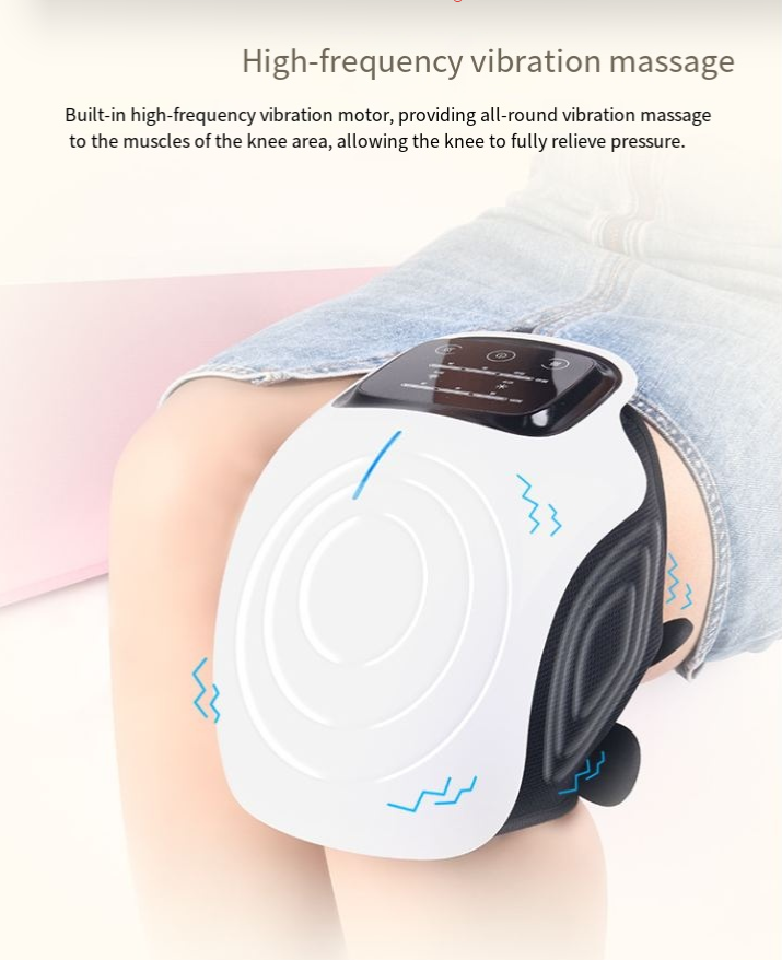 Comfort That Moves With You | Infrared Heat &amp; Vibration Knee Massager