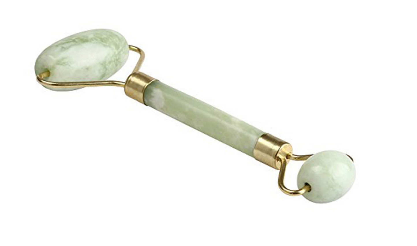 Dual-Stone Glow Ritual | Natural Jade Facial Roller