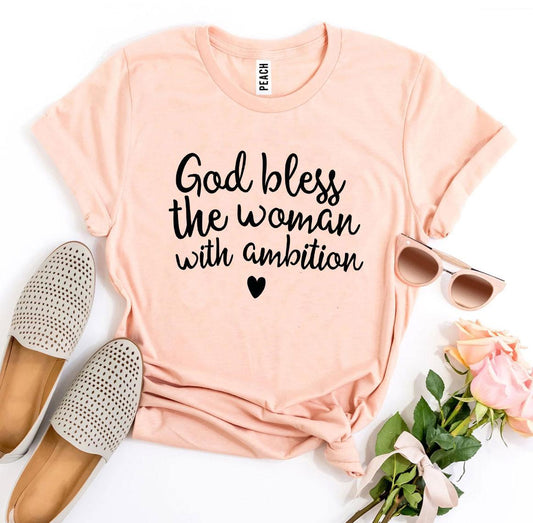 Blessed With Ambition | Women's Faith Cotton Tee