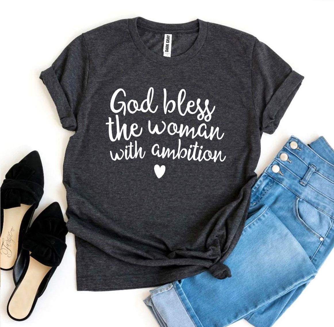 Blessed With Ambition | Women's Faith Cotton Tee