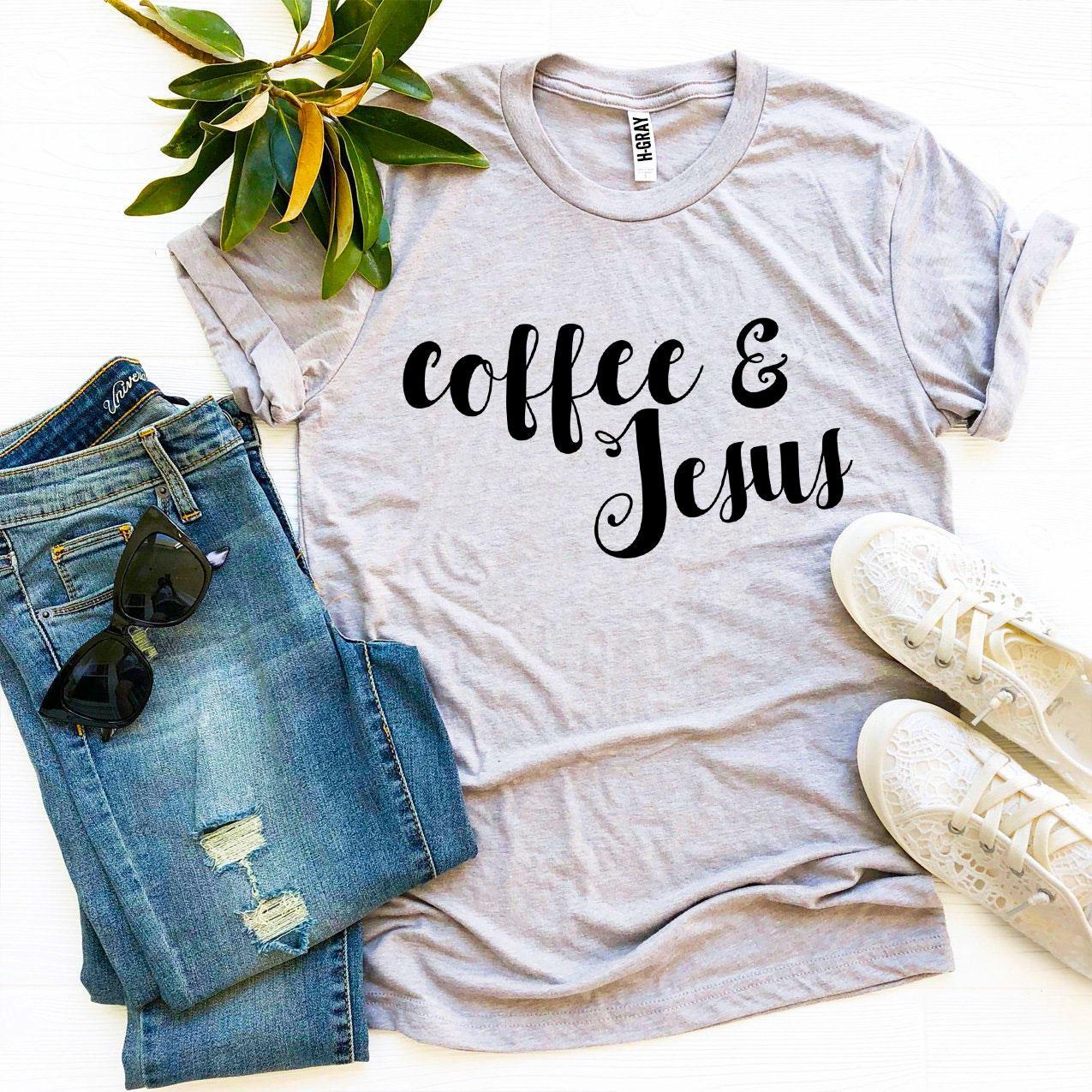 Coffee &amp; Jesus | Women's Comfort Cotton Tee