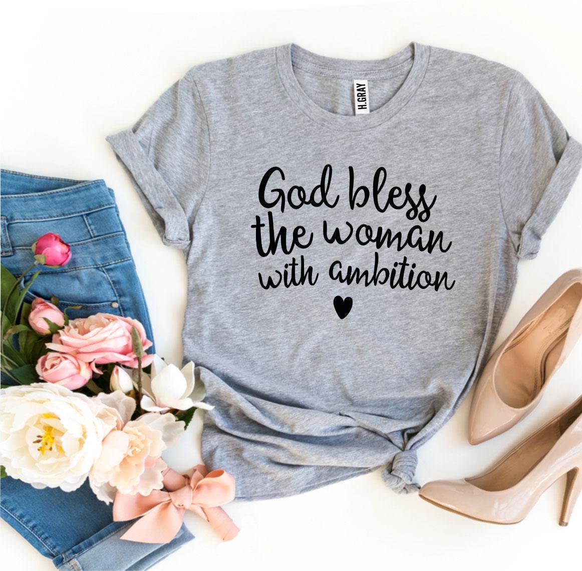 Blessed With Ambition | Women's Faith Cotton Tee