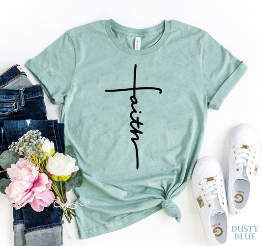 Living in Faith | Soft Cotton Everyday Tee