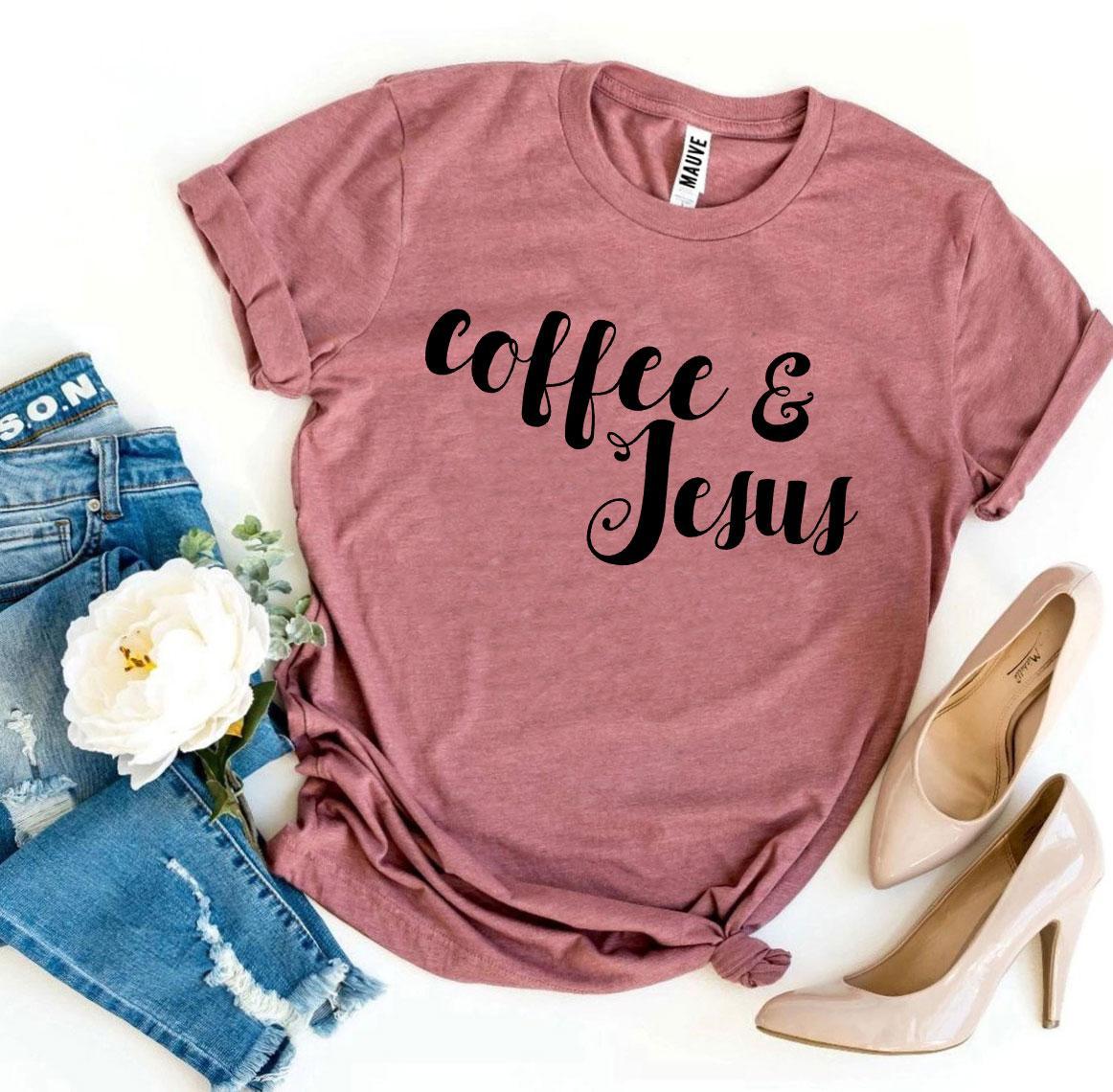 Coffee &amp; Jesus | Women's Comfort Cotton Tee