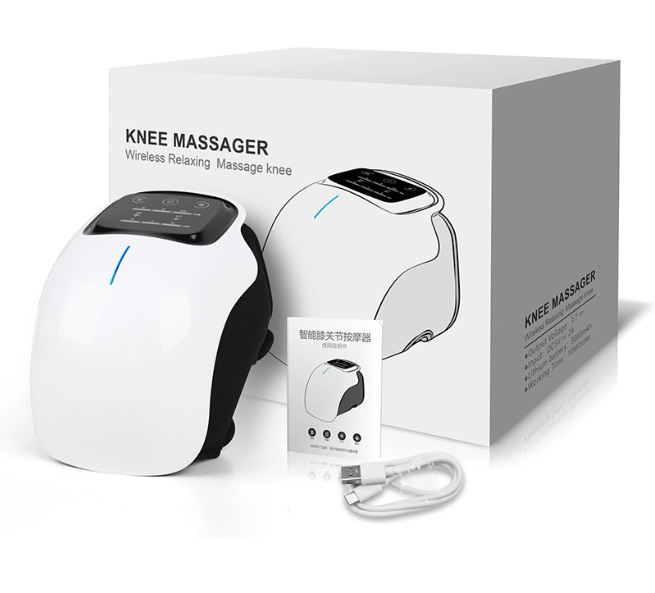Comfort That Moves With You | Infrared Heat &amp; Vibration Knee Massager