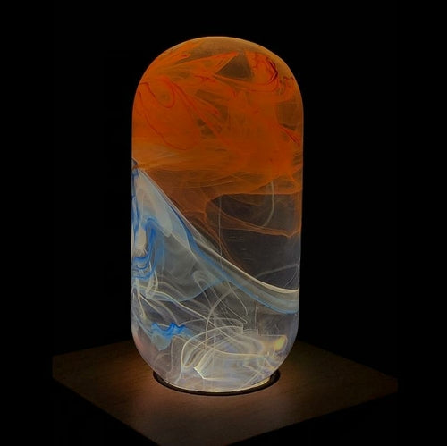 Golden Hour Glow | Handcrafted Sunrise LED Artisan Bulb