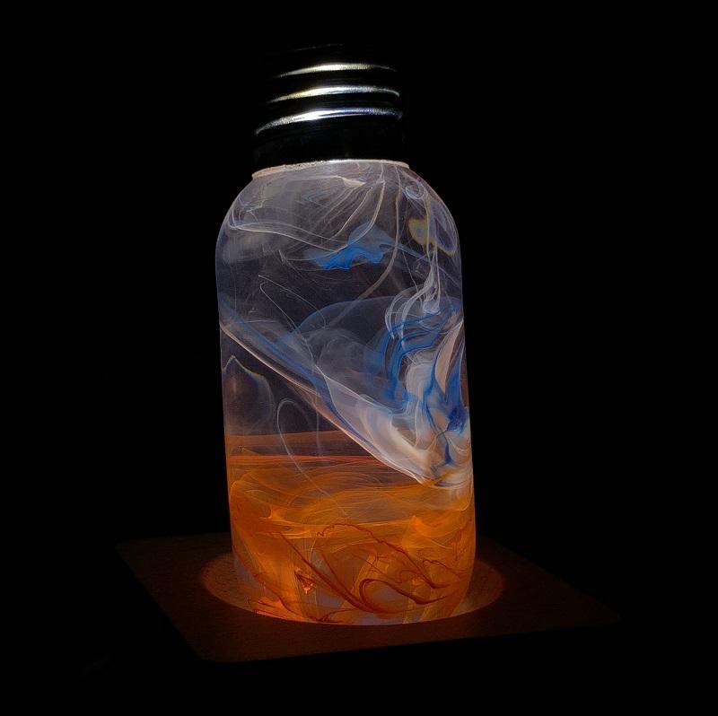 Golden Hour Glow | Handcrafted Sunrise LED Artisan Bulb