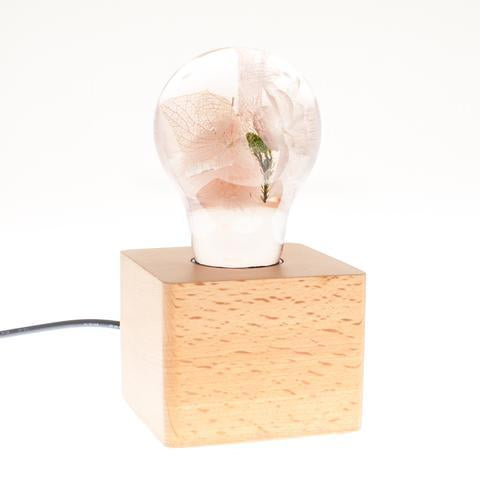 Natural Warmth | Handcrafted Wood Lamp Base