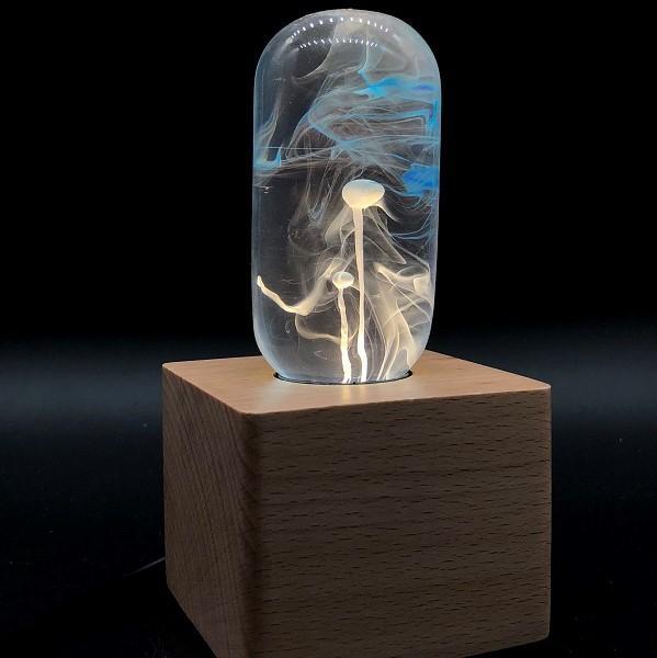 Natural Warmth | Handcrafted Wood Lamp Base