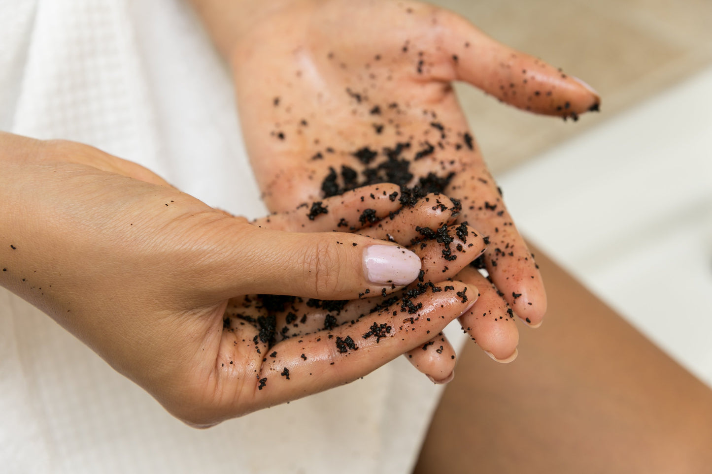 Peppermint Coffee Body Scrub | Organic Exfoliating Scrub