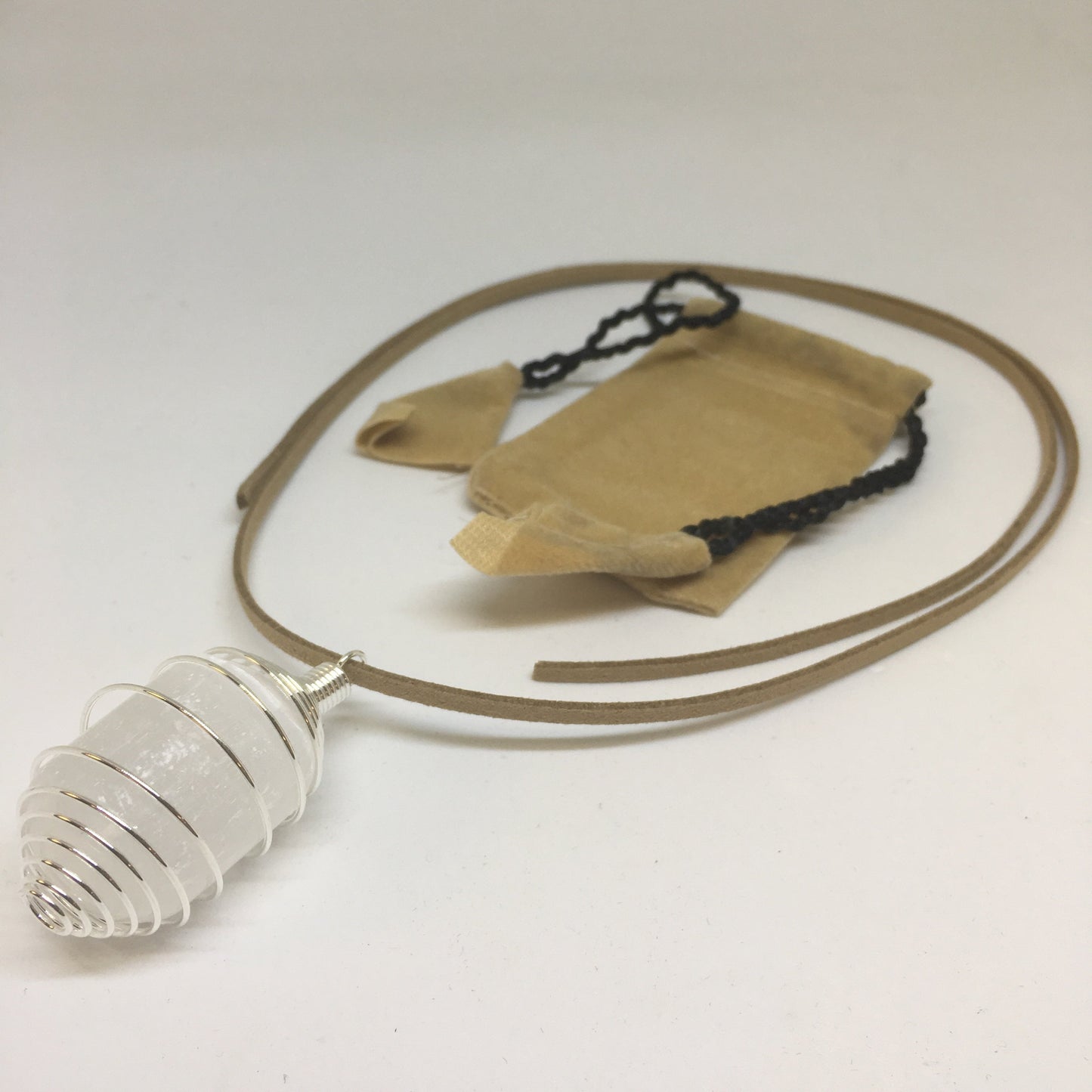 Carry It With You | Natural Tumbled Crystal Pendant Necklace